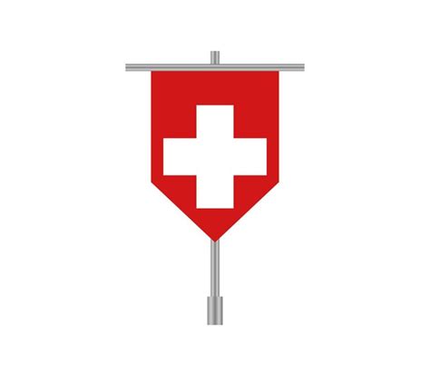 Bandera Suiza Vector Premium