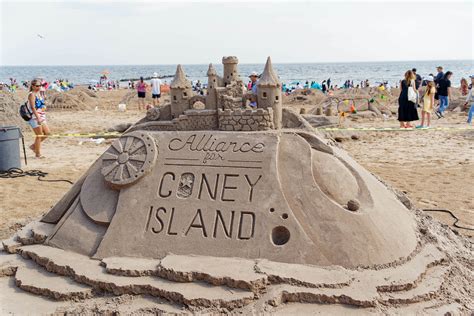 9 Photos From The Coney Island Sand Sculpting Competition This Weekend