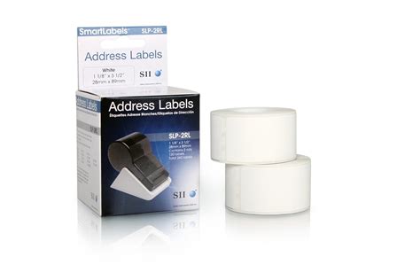 Seiko Instruments White Address Labels For Smart Label Printers Slp