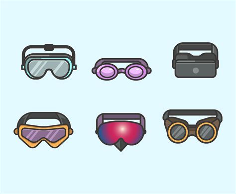 Safety Goggles Vector At Collection Of Safety Goggles Vector Free For Personal Use