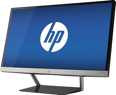 Hp Pavilion Ips Led Hd Monitor Jet Black Natural Silver Cw Best Buy