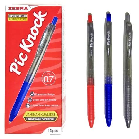 Pulpen Zebra Piccolo 1 Pak Pulpen Warna Warni 1 Set Murah Pulpen 3