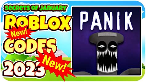 New Codes Panik New Mode By Nk X Bigb Roblox Game All Secret