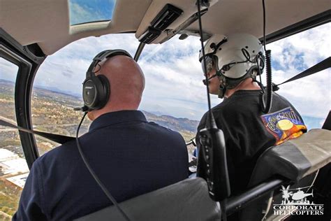 Helicopter flight training school / lessons in Southern California