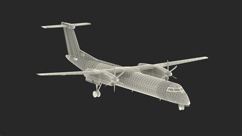 3D Twin Turboprop Passenger Airplane TurboSquid 1494530