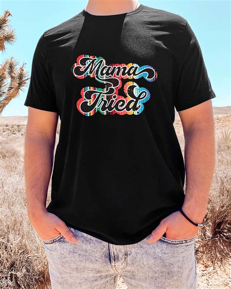 Mama Tried Shirt Merle Haggard Shirt Country Music Tshirt Etsy