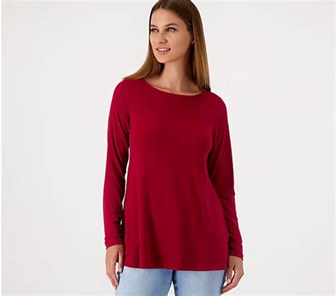 As Is Susan Graver Modern Essentials Regular Liquid Knit Tunic