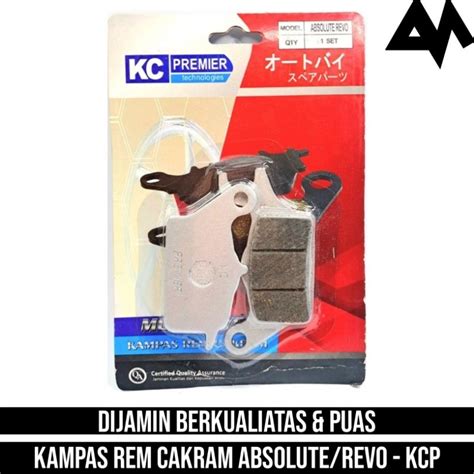 Jual Kampas Rem Cakram Dispad Disped Depan Absolute Revo Fit Blade