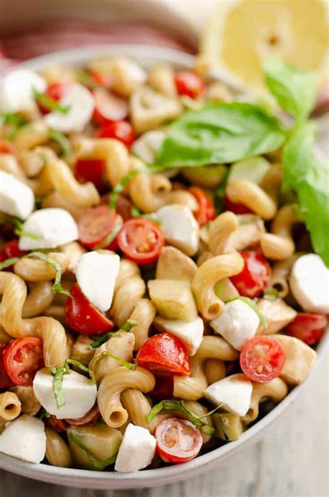 Balsamic Caprese Pasta Salad