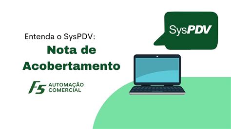 SysPDV Nota De Acobertamento YouTube