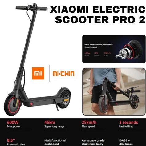 Jual Xiaomi Electric Scooter Pro Mi Kick Scooter Skuter Elektrik