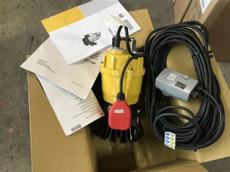 Neu Wackerneuson Pst 2 400 Tauchpumpe Schmutzwasserpumpe Baupumpe 230v Schwimmer Ebay