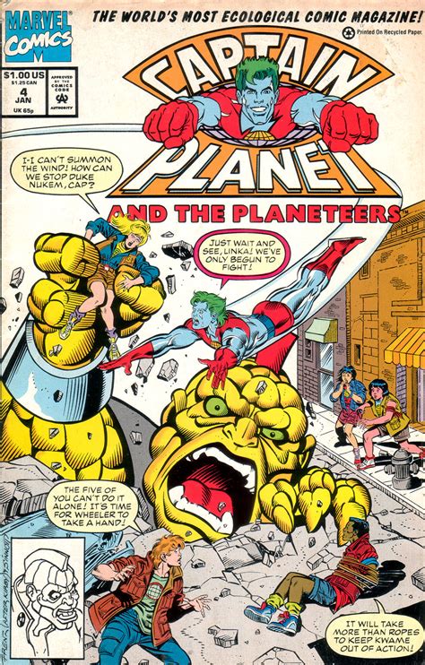 Read Online Captain Planet And The Planeteers Comic Issue