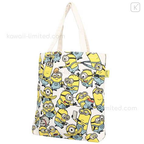 Japan Minions Cotton Tote Bag Hang Out Kawaii Limited