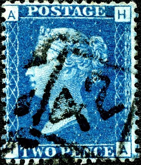 John Kinnard Stamps Sg D Blue Plate Very Fine Large In