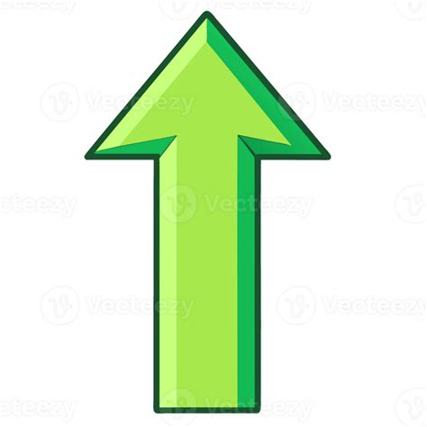 Green Up Arrow 48960167 Png