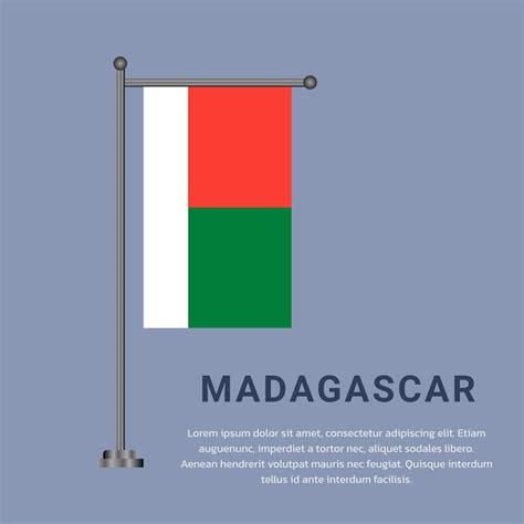 Premium Vector Illustration Of Madagascar Flag Template