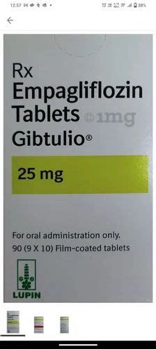 Gibtulio 25mg Empagliflozin Tablet At Best Price In Rajkot