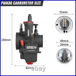 Nibbi Racing Mm Pwk Carburetor With Jets Cc Cc For Honda Trx