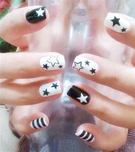 Black And White Nail Art Designs Perfect Match For Any Parties Styletic