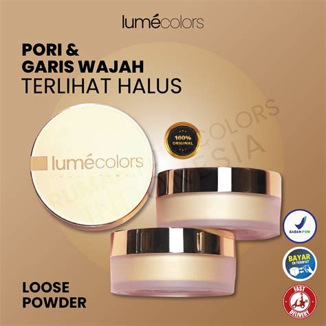 Jual Lumecolors Loose Powder Lumecolors Bedak Tabur Untuk Kulit