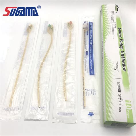 Silicone Coated Eo Sterile Urethral Catheter Light Blue Cm Cm