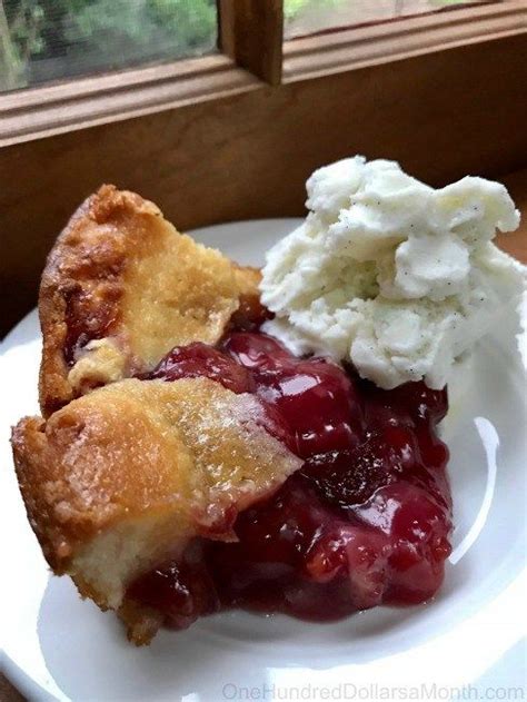 Easy Cherry Cobbler Recipe With Canned Cherry Pie Filling Easy Cherry