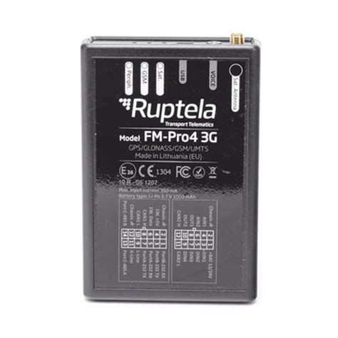 RUPTELA PRO43G Localizador Vehicular Avanzado 3g Vehiculos Pesados L