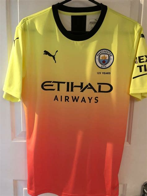 Manchester City Third Baju Bolasepak 2019 2020 Sponsored By Etihad