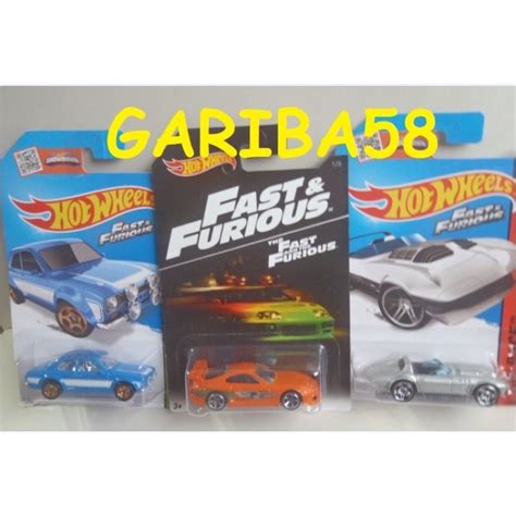 Kit Hot Wheels Velozes E Furiosos Fast Furious Toyota Supra