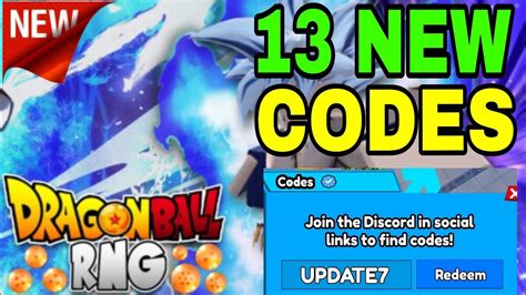 Dragon Ball RNG CODES ROBLOX JULY 2024 YouTube