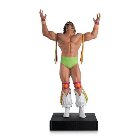 Wwe Championship Collection Ultimate Warrior Statue With Collector Magazine