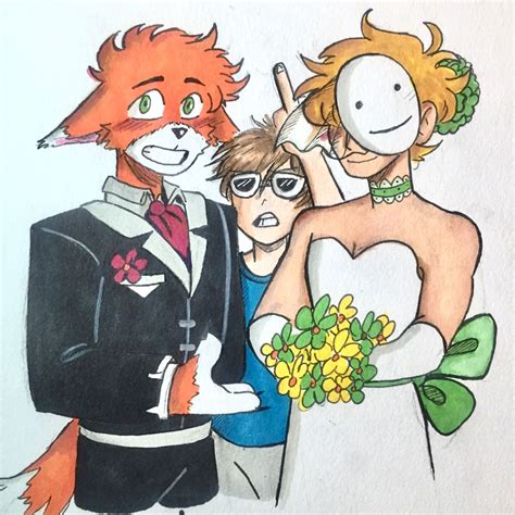 My Fanart Of Fundys Wedding Dream Artwork Cute Drawings Fan Art