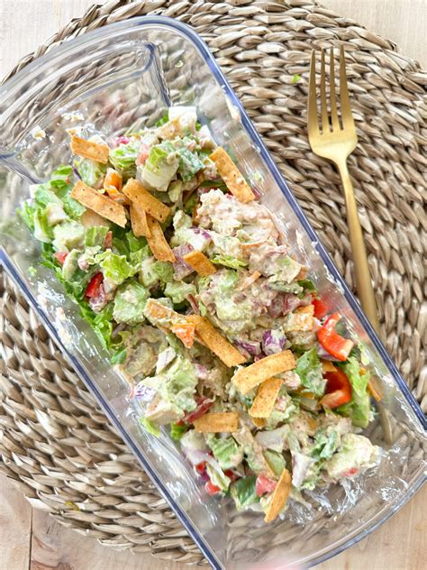 Southwest Chopped Chicken Salad The Sassy Barn