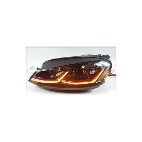 X Feux Avant Golf Gti Facelift Mk Full Led Pour Phase