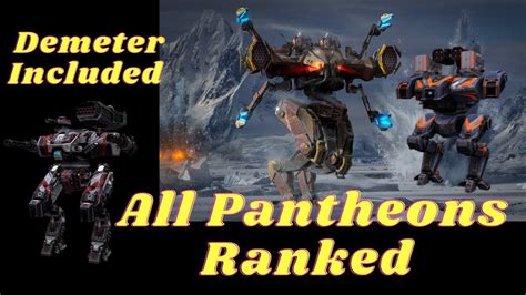 Should You Produce Pantheon Bots E S War Robots Demeter Ares