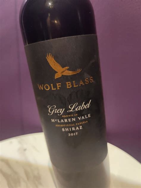 Wolf Blass Grey Label Shiraz Food Drinks Alcoholic Beverages On