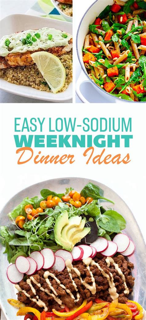 10 Easy Dinners That Arent Overloaded With Salt Heart Healthy