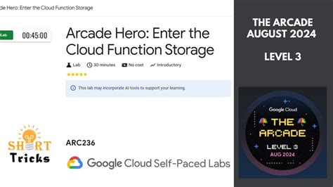 Arcade Hero Enter The Cloud Function Storage Arcade Level 3