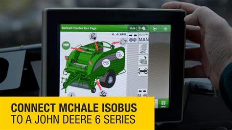 Connect Mchale Isobus To A John Deere Series Youtube