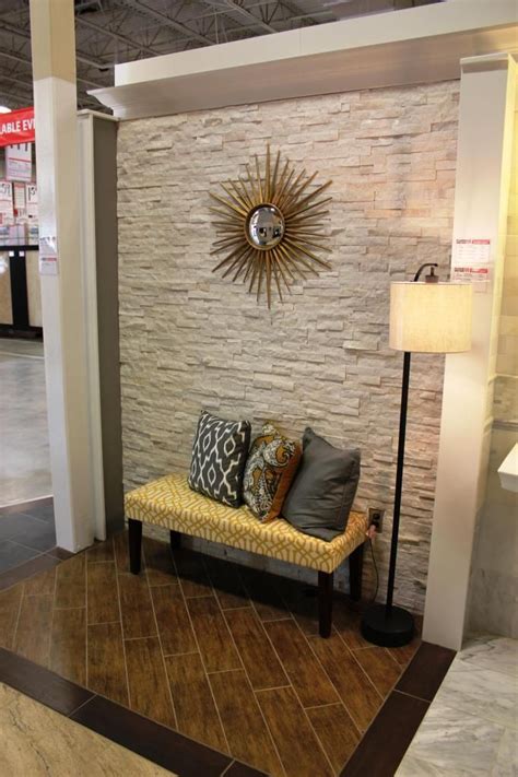 Stacked Stone Accent Wall – HOMYSTYLE