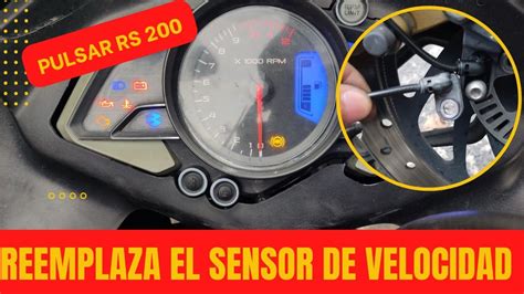 Pulsar Rs C Mo Reemplazar Sensor De Velocidad Bajaj