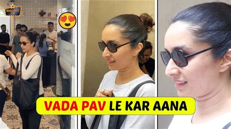 Shraddha Kapoor Favourite Food Vada Pav Youtube