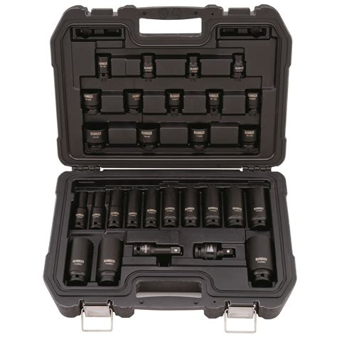 1 2 IN DRIVE STANDARD And DEEP IMPACT SOCKET SET 6 PT 28 Pc