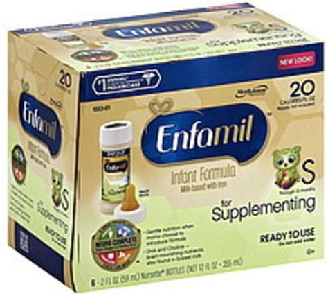 Enfamil Milk Based With Iron For Supplementing Ready To Use Through 12 Months Infant Formula