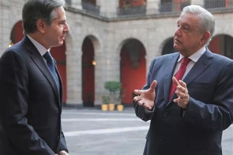 AMLO se reúne con Antony Blinken secretario de Estado de EU en