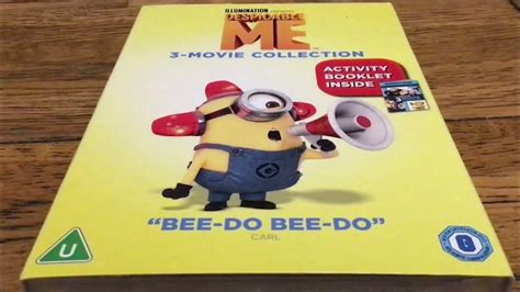 Unboxing Despicable Me 3 Movie Collection Dvd Youtube