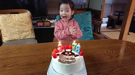 のっぽの日記 愛娘ちゃん2歳の誕生日をお祝いしてみた件 【 愛娘ちゃん誕生日