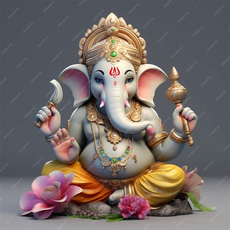 Premium Ai Image Lord Ganesh Cute