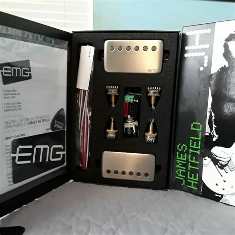 EMG JH HET SET Brushed Chrome Reverb